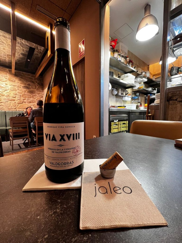 Vinos Somoza en Vinoteca Jaleo