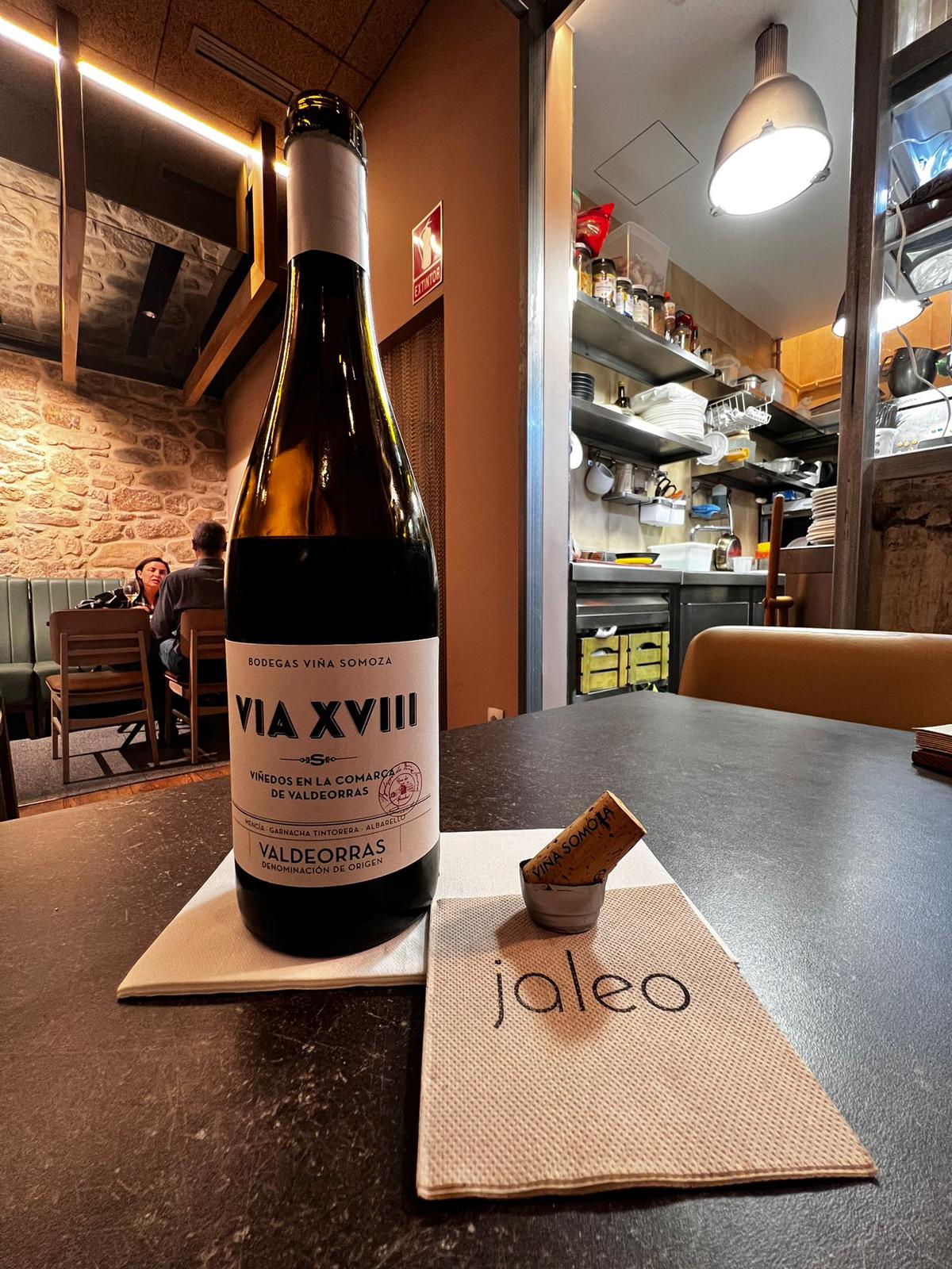 Vinos Somoza en Vinoteca Jaleo